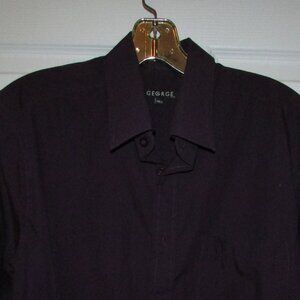 George Deep Purple Dress Shirt - 14 1/2